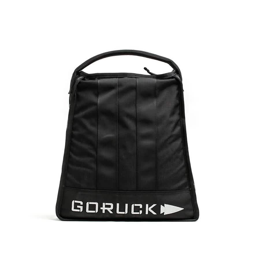 GORUCK black ruck weight with handle, durable rucking gear for strength training