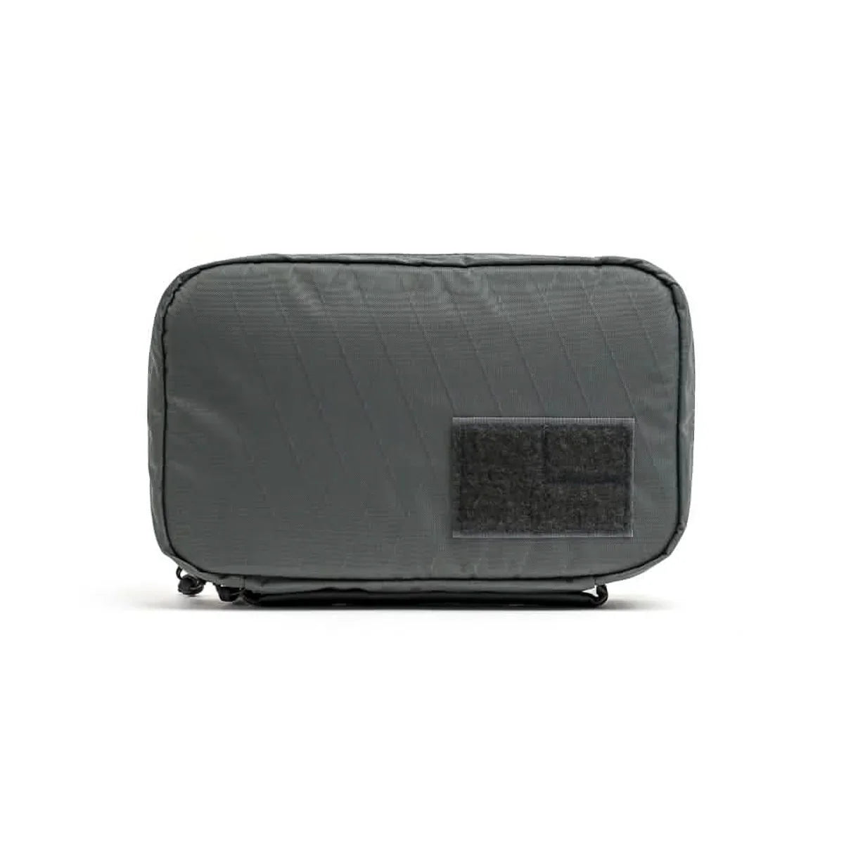 GORUCK Lead GR1 Field Pocket XPAC Charcoal-Red rucking gear pouch on white background