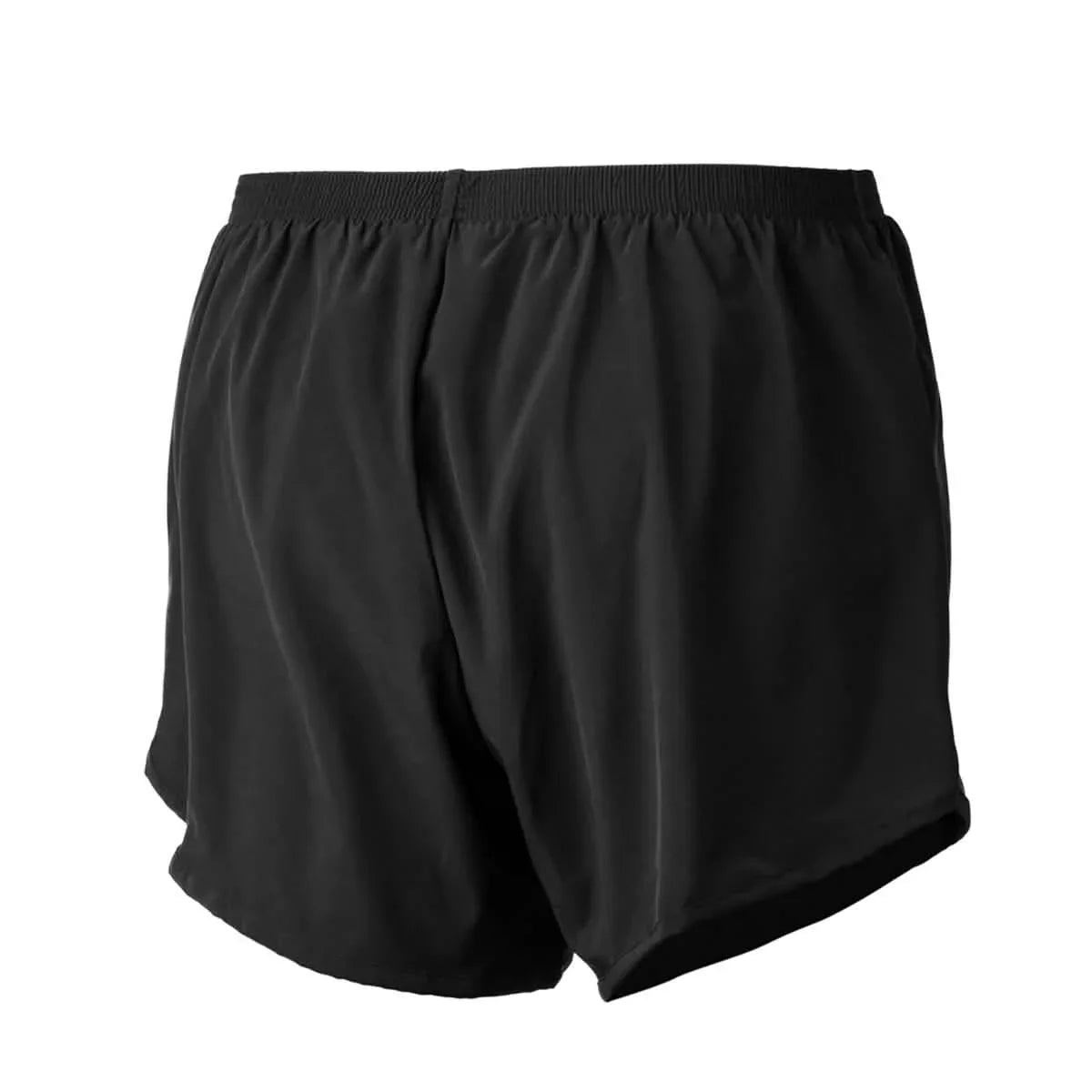 GORUCK men's black Ranger Panties running shorts, back view on white background