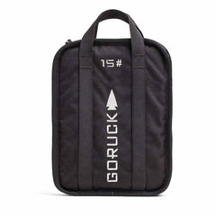 GORUCK black ruck plate, 15 lb training weight with handles, durable rucking gear