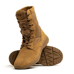 GORUCK brown rucking boot with rugged sole, durable materials, outdoor footwear