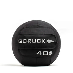 GORUCK 40 pound black ruck training sandbag with logo, ideal for rucking workouts