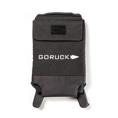 GORUCK black 45lb Ruck Plate Carrier with logo on white background