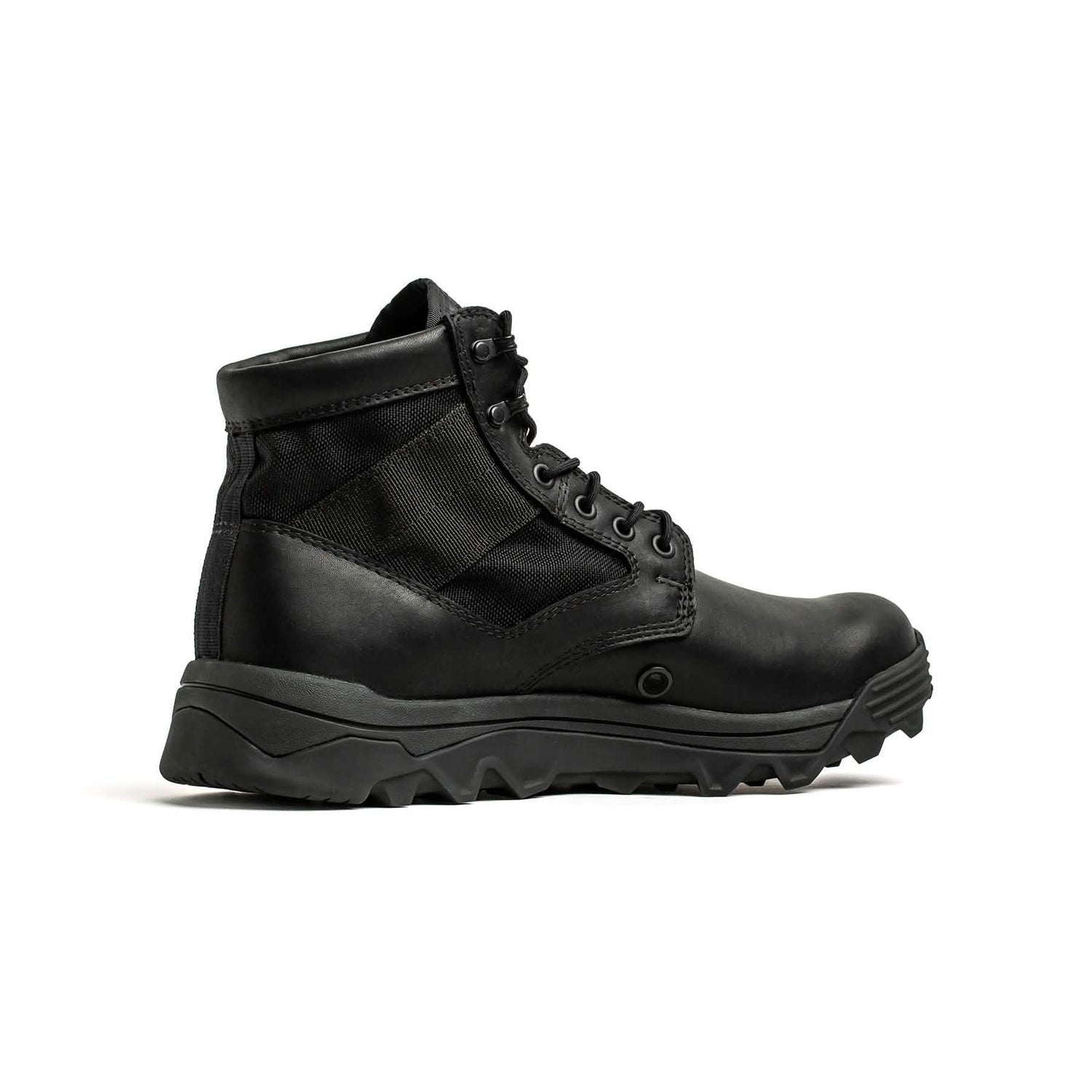 GORUCK black tactical rucking boot with rugged sole on white background