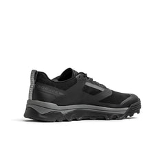 GORUCK black rucking shoe with rugged sole, side view on white background