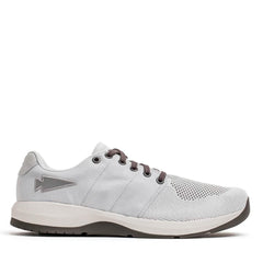 GORUCK Ballistic Trainer rucking shoe in lunar rock and charcoal with reflective detail