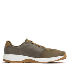 GORUCK Ballistic Trainer sneaker in ranger green with white midsole and coyote outsole