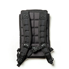 GORUCK black ruck plate carrier with padded straps, designed for rucking workouts