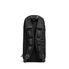 GORUCK Bullet Ruck 10L black backpack back view with padded shoulder straps