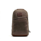GORUCK Bullet 18L heritage dark oak rugged backpack with front stash pocket