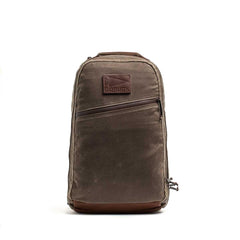 GORUCK Bullet 18L heritage dark oak rugged backpack with front stash pocket