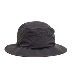 GORUCK charcoal boonie hat with stitched arrowhead logo, durable outdoor rucking gear