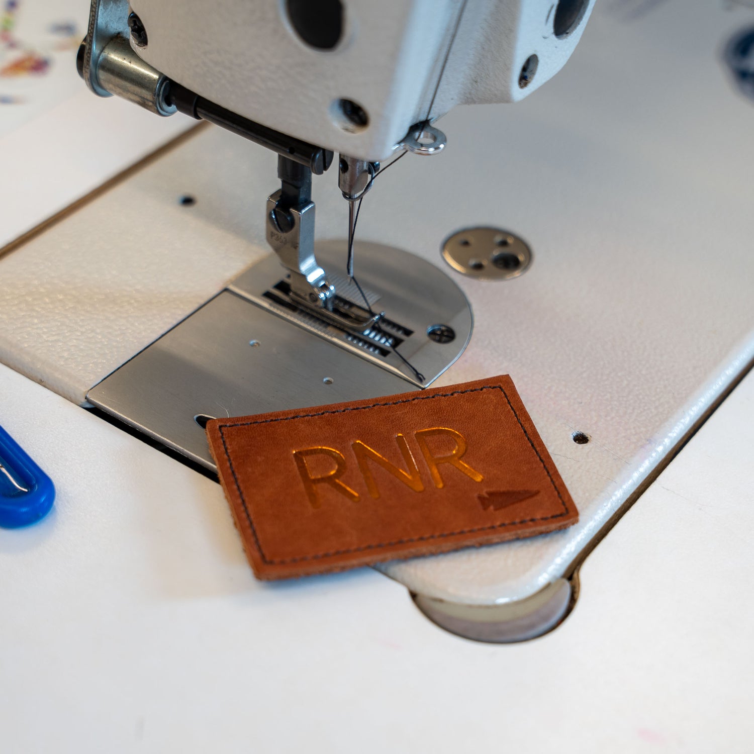 A Patch - Custom Leather Monogram with 