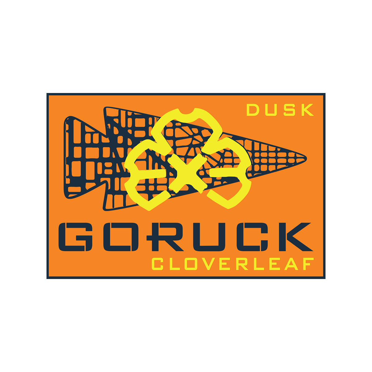 Orange rectangle with yellow gears, black arrows, and text: 
