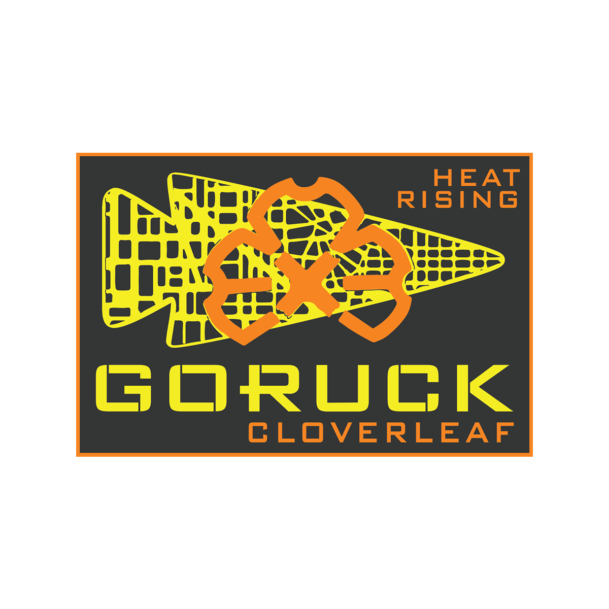 The 24 Hour Cloverleaf - Jax Beach Edition showcases an orange clover and yellow 
