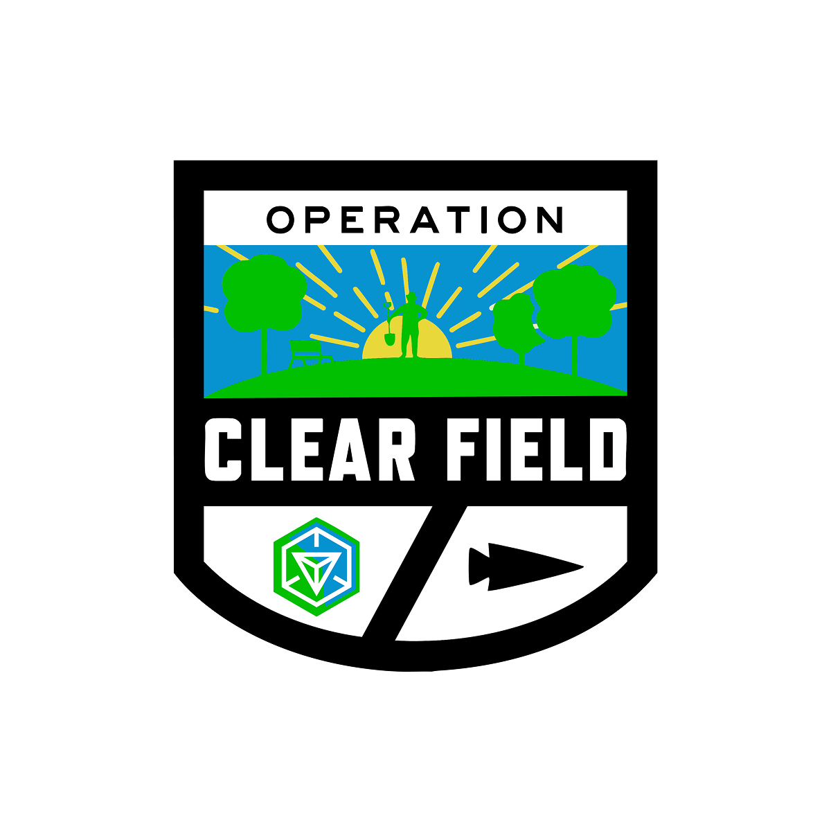 A badge-style logo featuring 