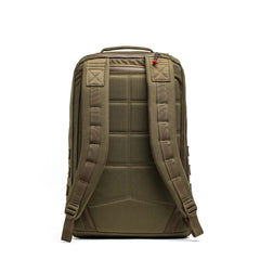 The GR2 - Cordura in olive green is shown from the back, featuring padded shoulder straps and a top handle—ideal as a Special Forces backpack or carry-on travel bag.