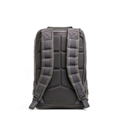 GORUCK Wolf Grey rucksack backpack with padded straps and top zipper on white background