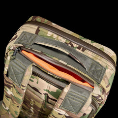 GORUCK GR1 21L XPAC backpack in Multicam with rugged straps and orange interior