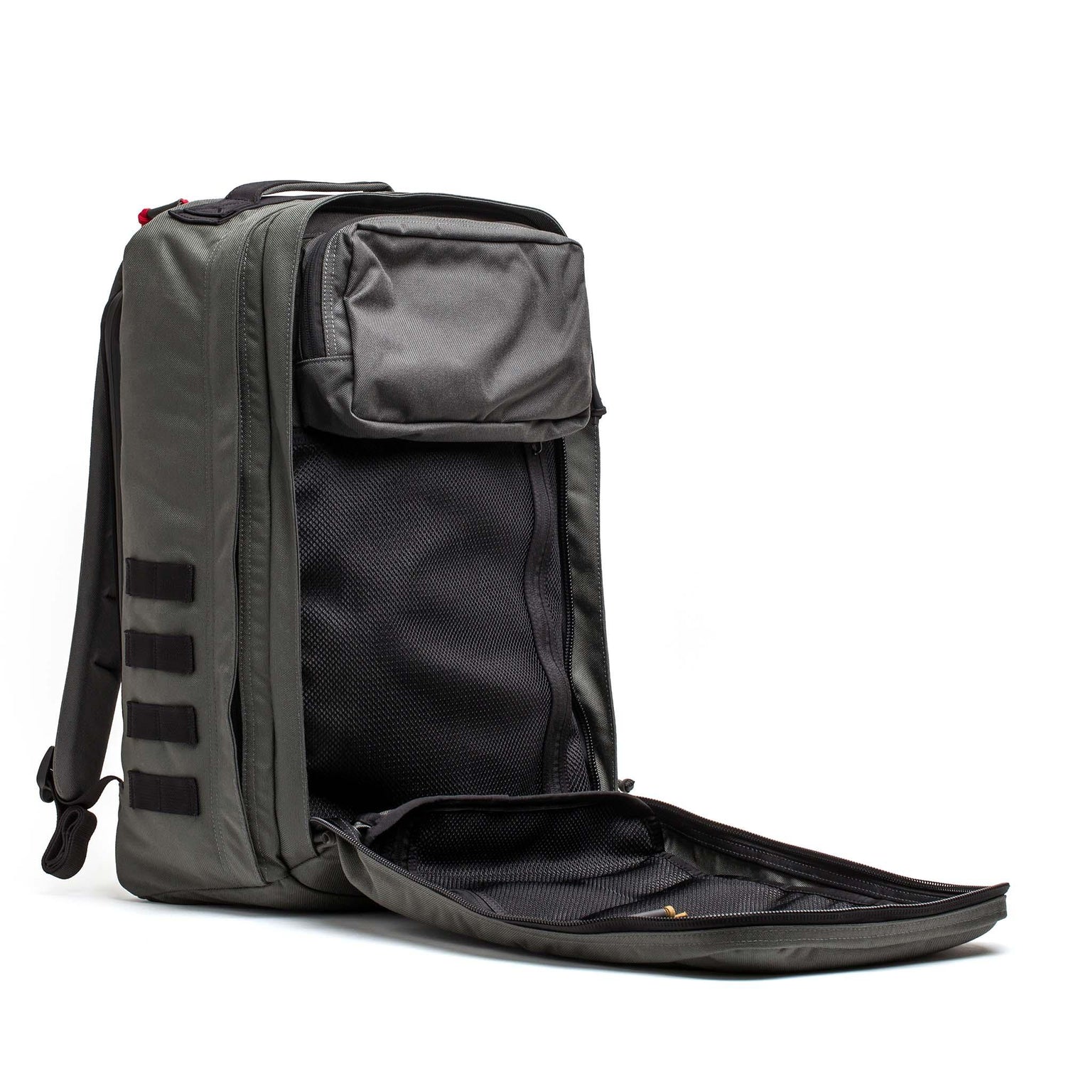 GORUCK GR2 34L Armor Grey Black 1000D open rucksack with spacious compartments