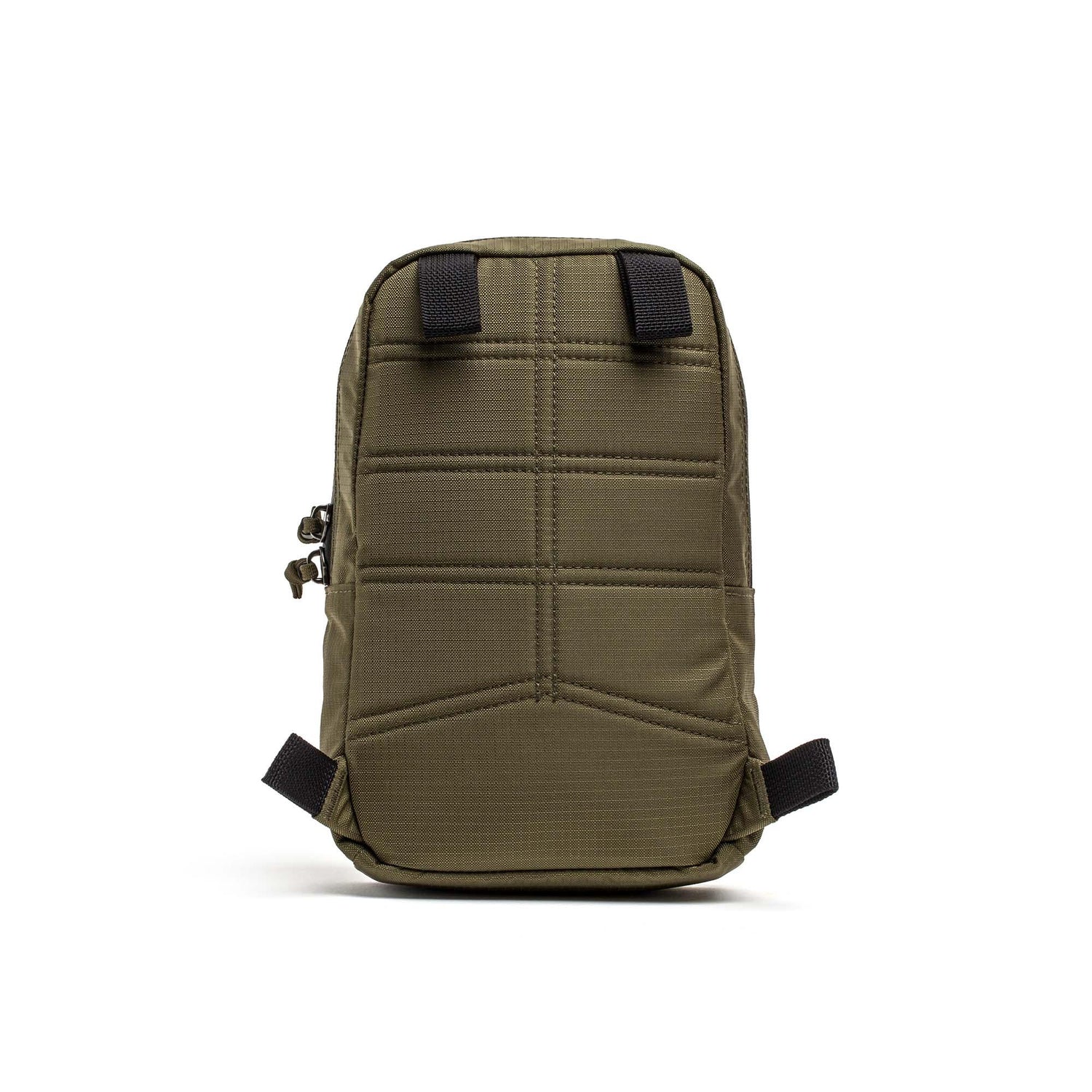GORUCK Ranger Green Slick ROBIC pouch with Aquaguard zipper on white background
