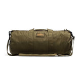 GORUCK Ranger Green 38L gym bag with handles and shoulder strap on white background
