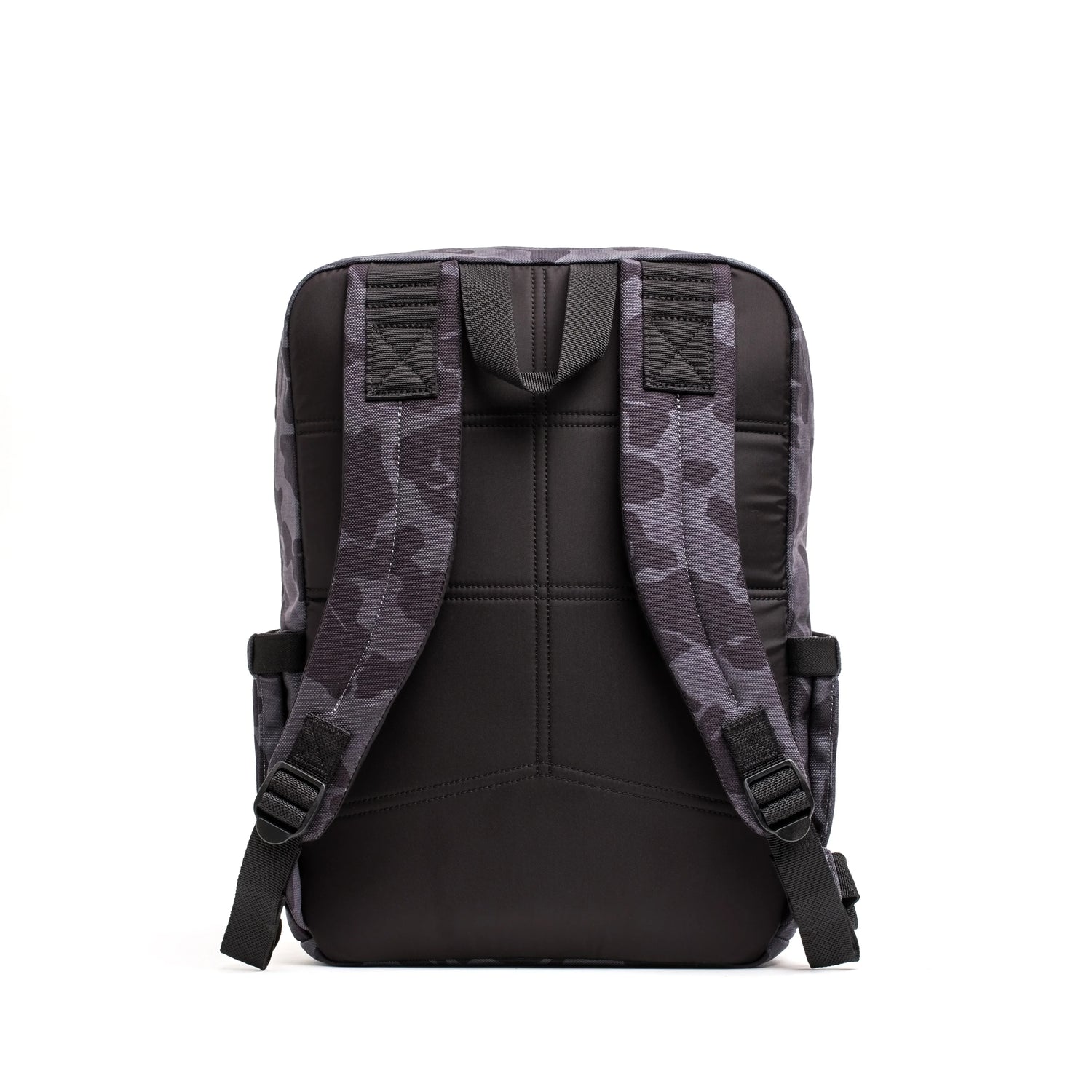 GORUCK black camo rucksack with padded straps for rucking and tough outdoor gear