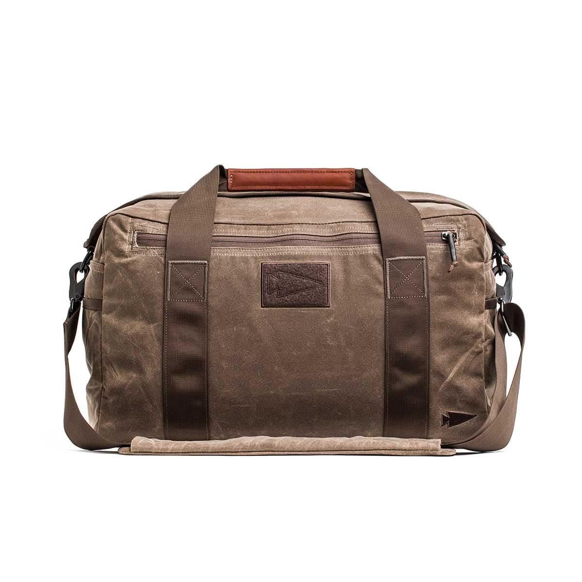 GORUCK Kit Bag VN Dark Oak, rugged brown rucksack with handles and shoulder strap