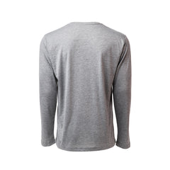 GORUCK men's heather grey long sleeve triblend shirt, size L, back view