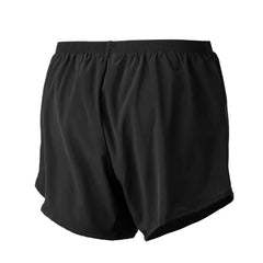 GORUCK men's black Ranger Panties running shorts, back view on white background