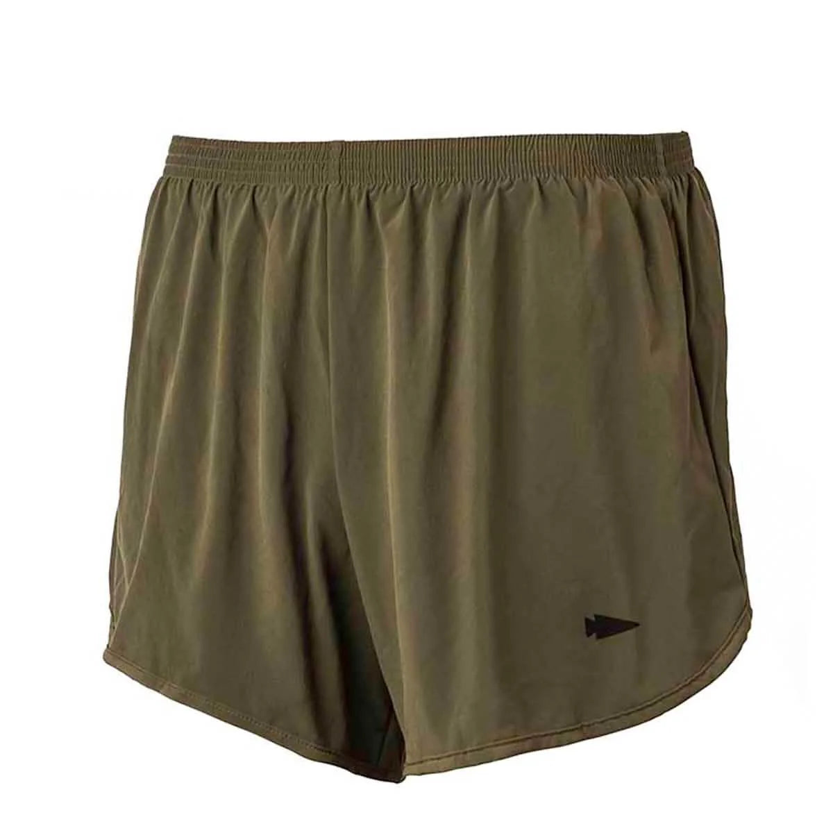 Men’s Ranger Panties - ToughStretch in olive green, crafted from durable fabric with an elastic waistband and a subtle black logo on the front hem.