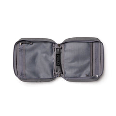 GORUCK grey padded field pocket organizer open with mesh zippered compartments