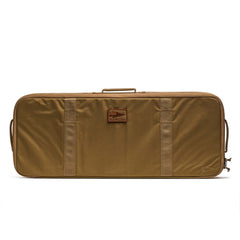 Brown rectangular Rifle Case with handles and a small front patch, displayed against a white background.