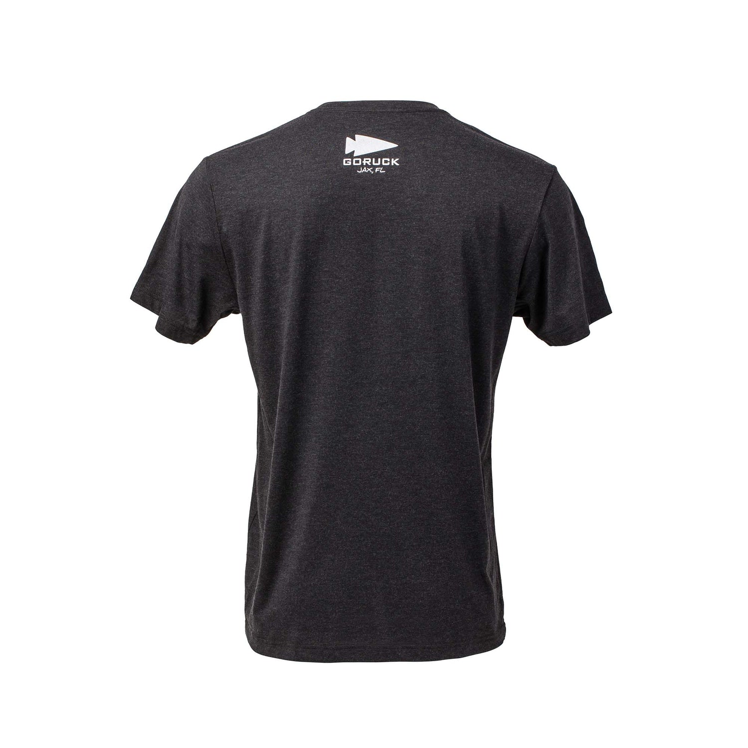 Florida Freedom Tee - Tri-Blend shown from the back with a small white 