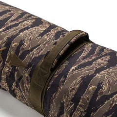 GORUCK 100LB sandbag with tiger stripe camo pattern and heavy-duty handle