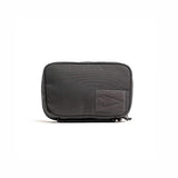 GORUCK black tactical pouch with front patch, durable rucking gear on white background