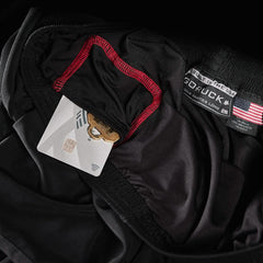 GORUCK Tougher Panties Long with interior pocket holding a card and key, black fabric detail