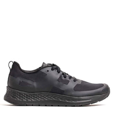 GORUCK Rough Runners Blackout rucking shoe, side profile, durable black athletic gear