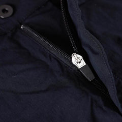 Close-up of durable black zipper on GORUCK rucking gear jacket