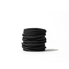 GORUCK black speed laces coiled on white background, rugged rucking shoe accessory